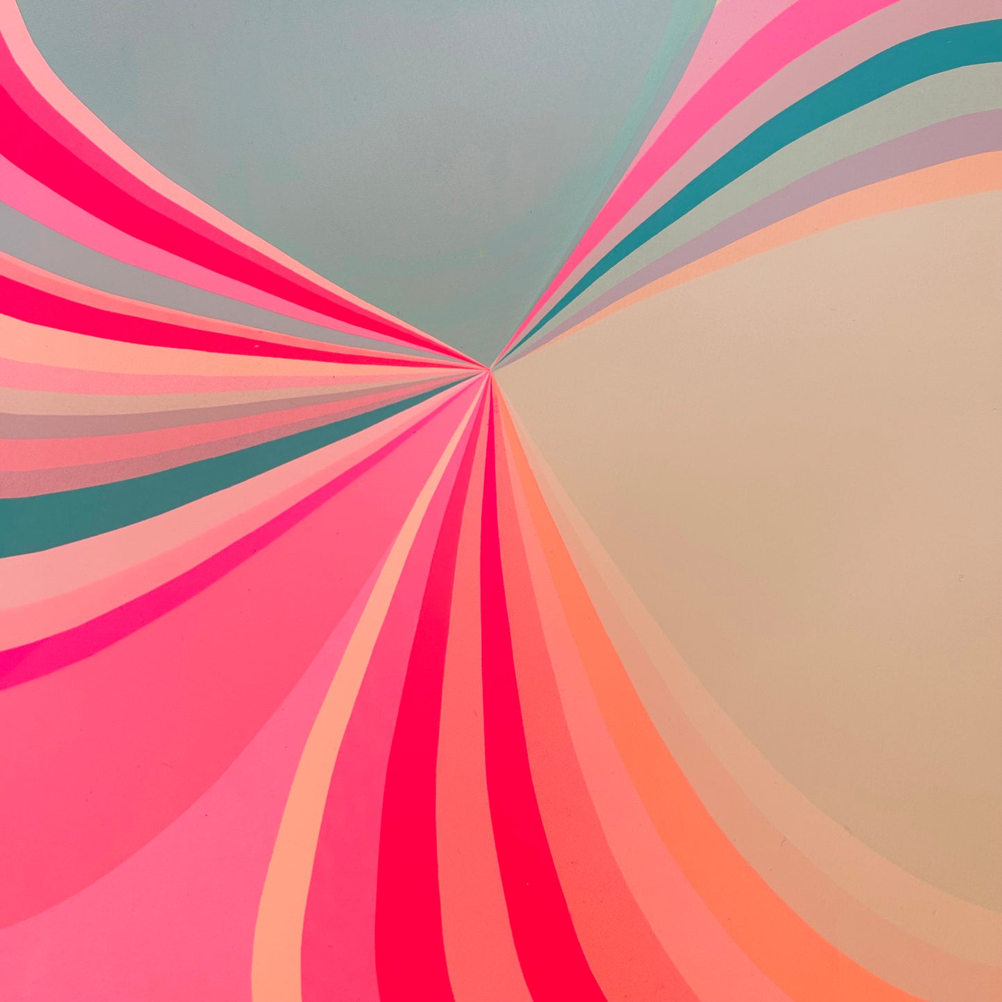 Abstract Hearts | Pink Splash