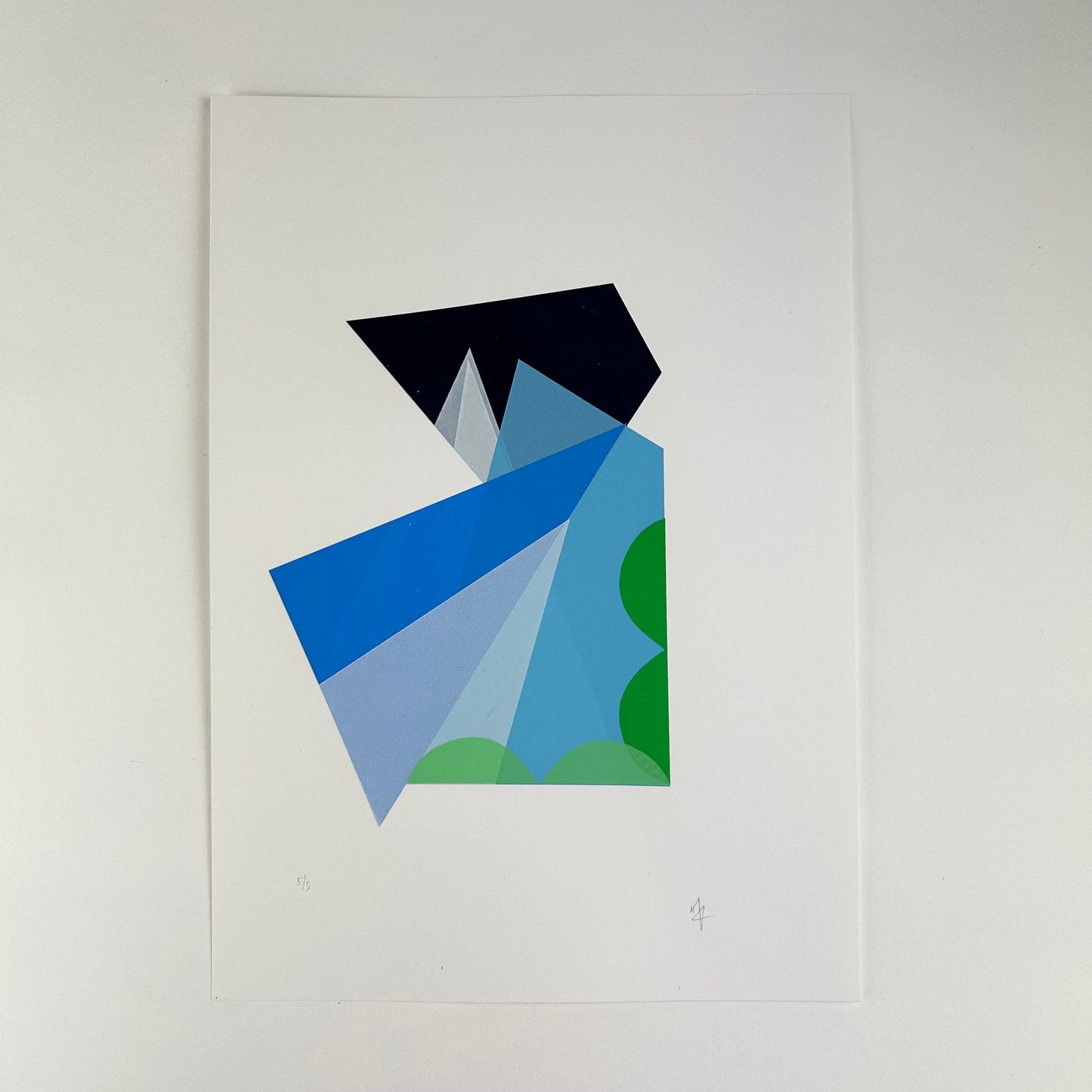 Abstract Screen Print | Paper Planes
