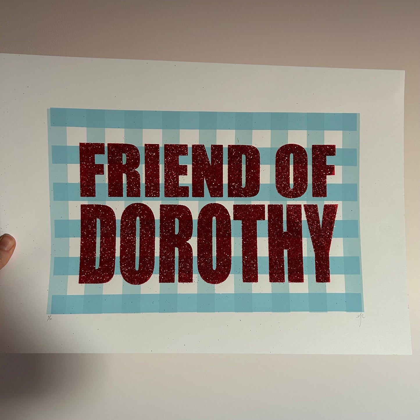 Friend of Dorothy | Glitter Screen Print