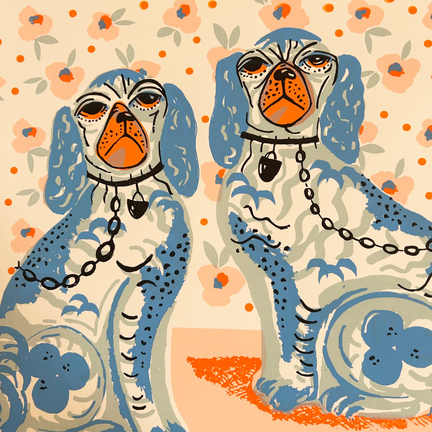 China Dogs | Screen Print