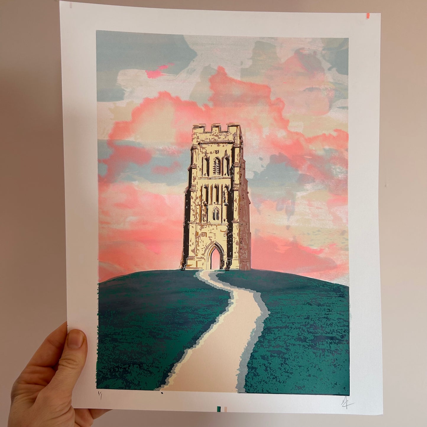 Glastonbury Tor | Various 1/1 Screen Prints