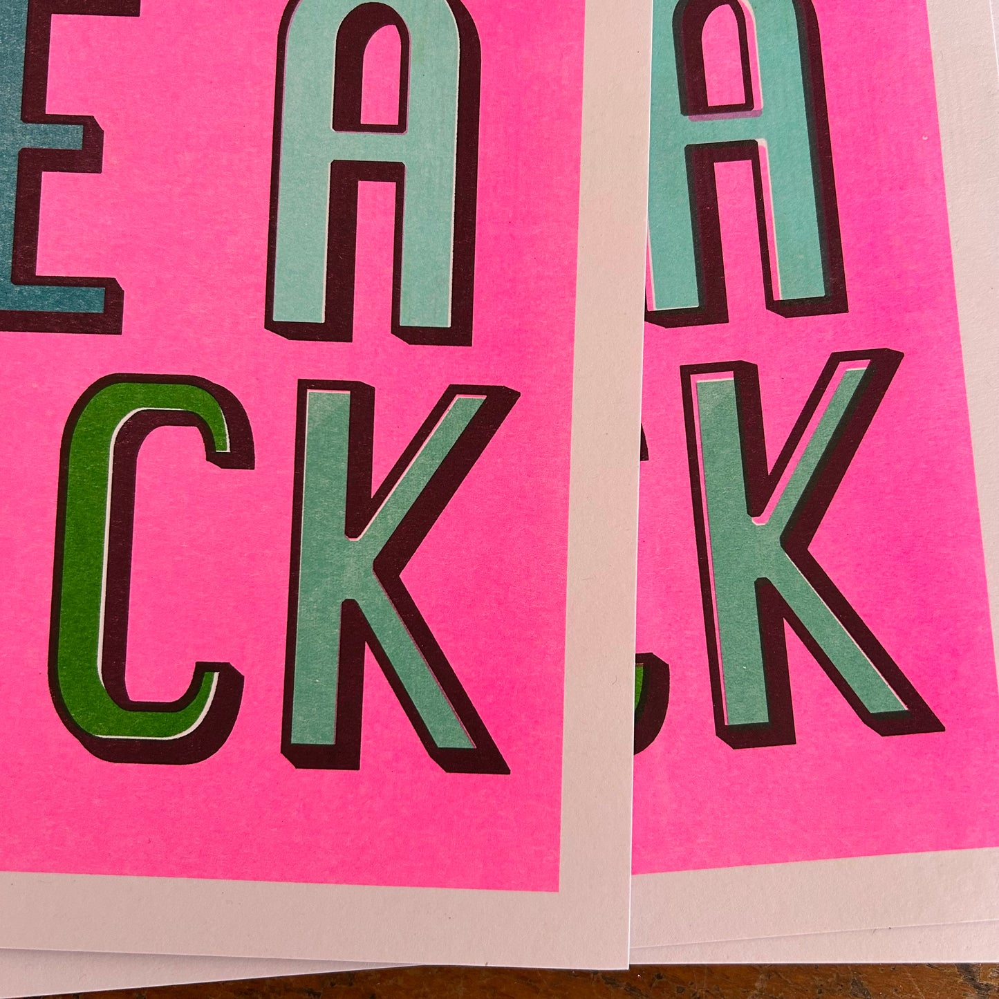 Don't Be A Dick, RISO PRINT (2nds)