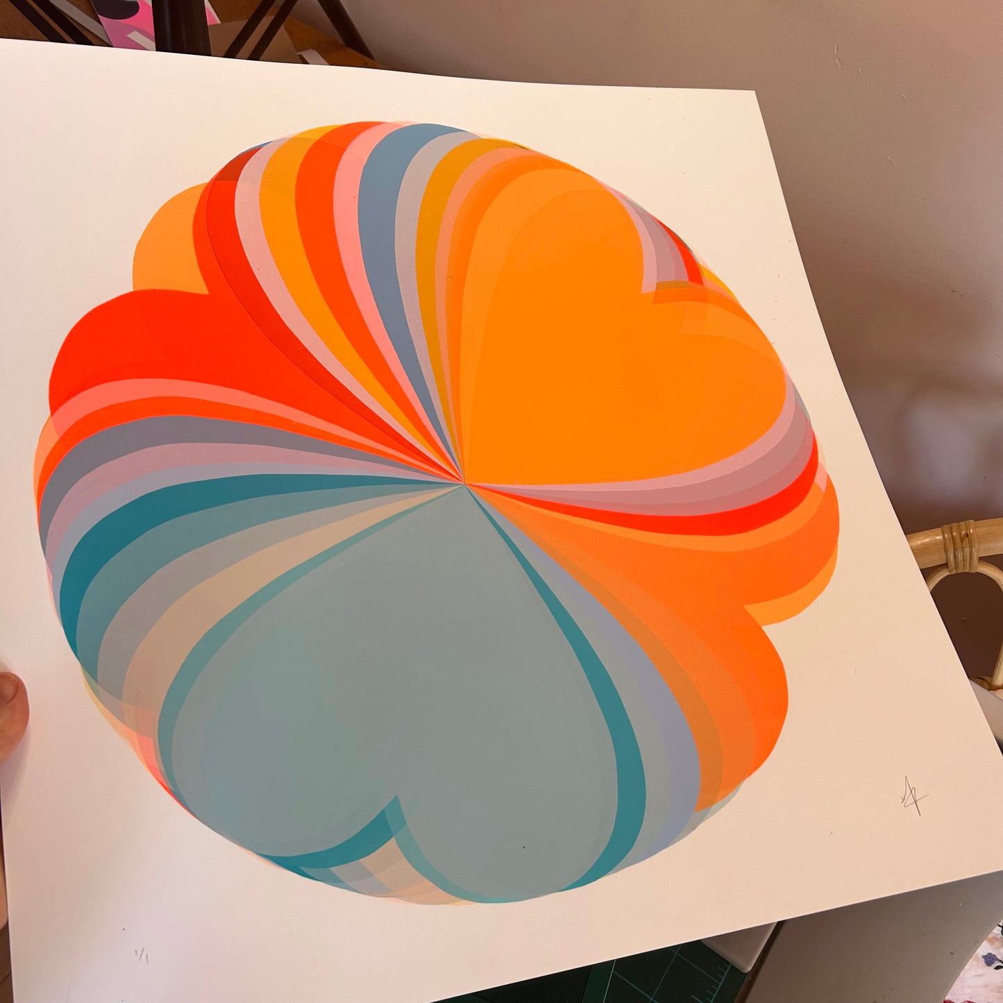 Abstract Hearts | Sunset (2)