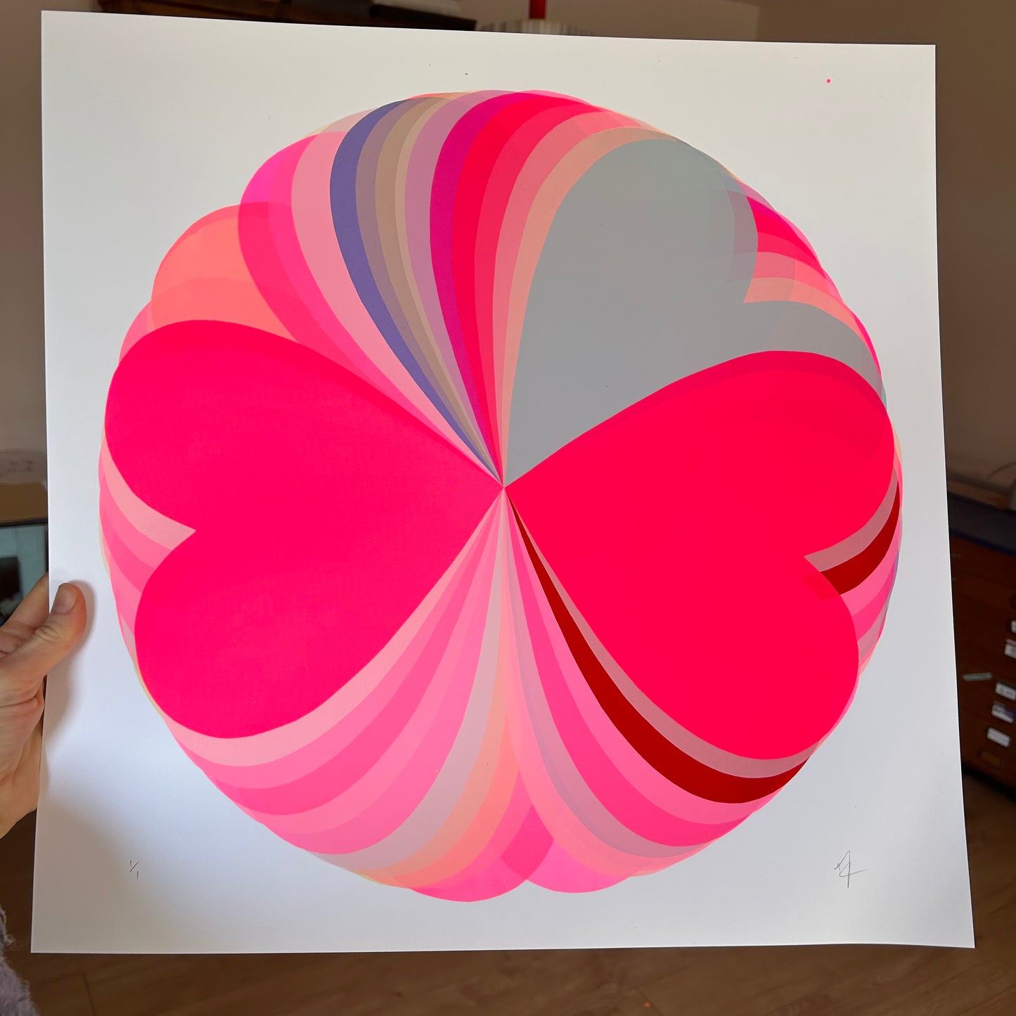 Abstract Hearts | All the Pinks