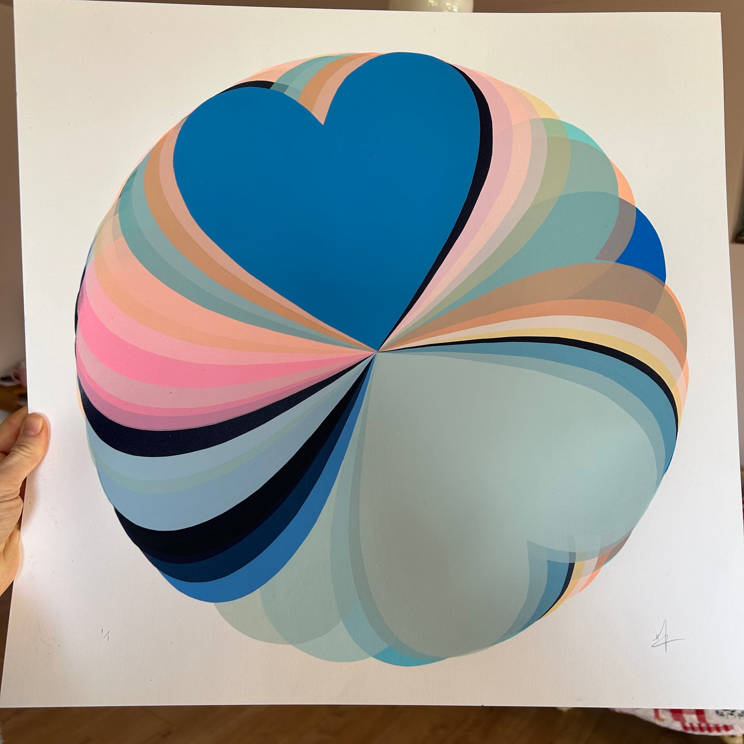 Abstract Hearts | Blues