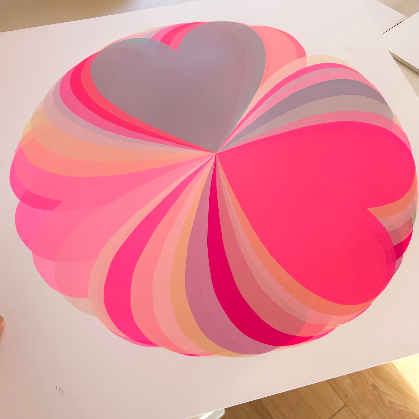 Abstract Hearts | Lilac Dreams 1