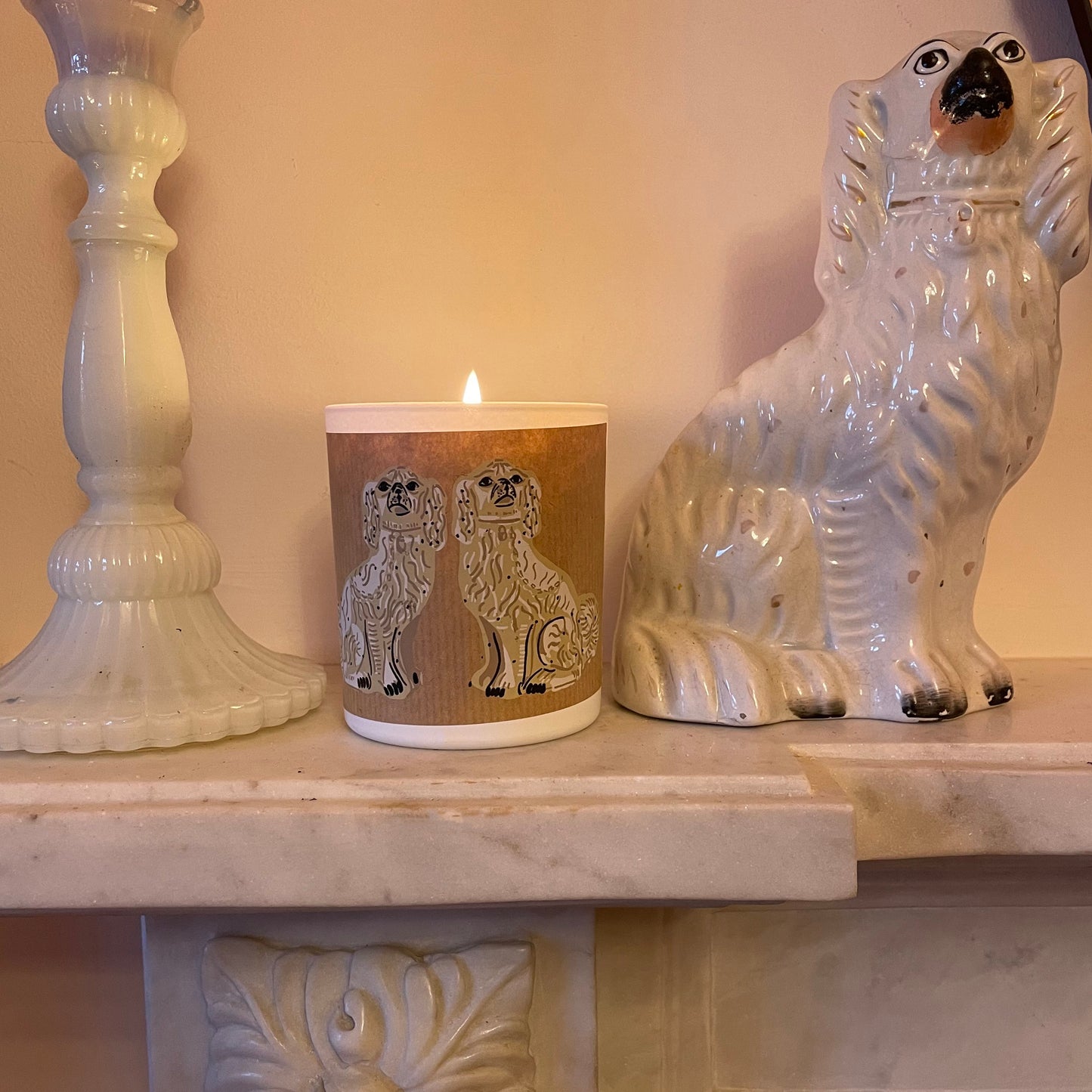 Hand Printed China Dogs | CANDLE