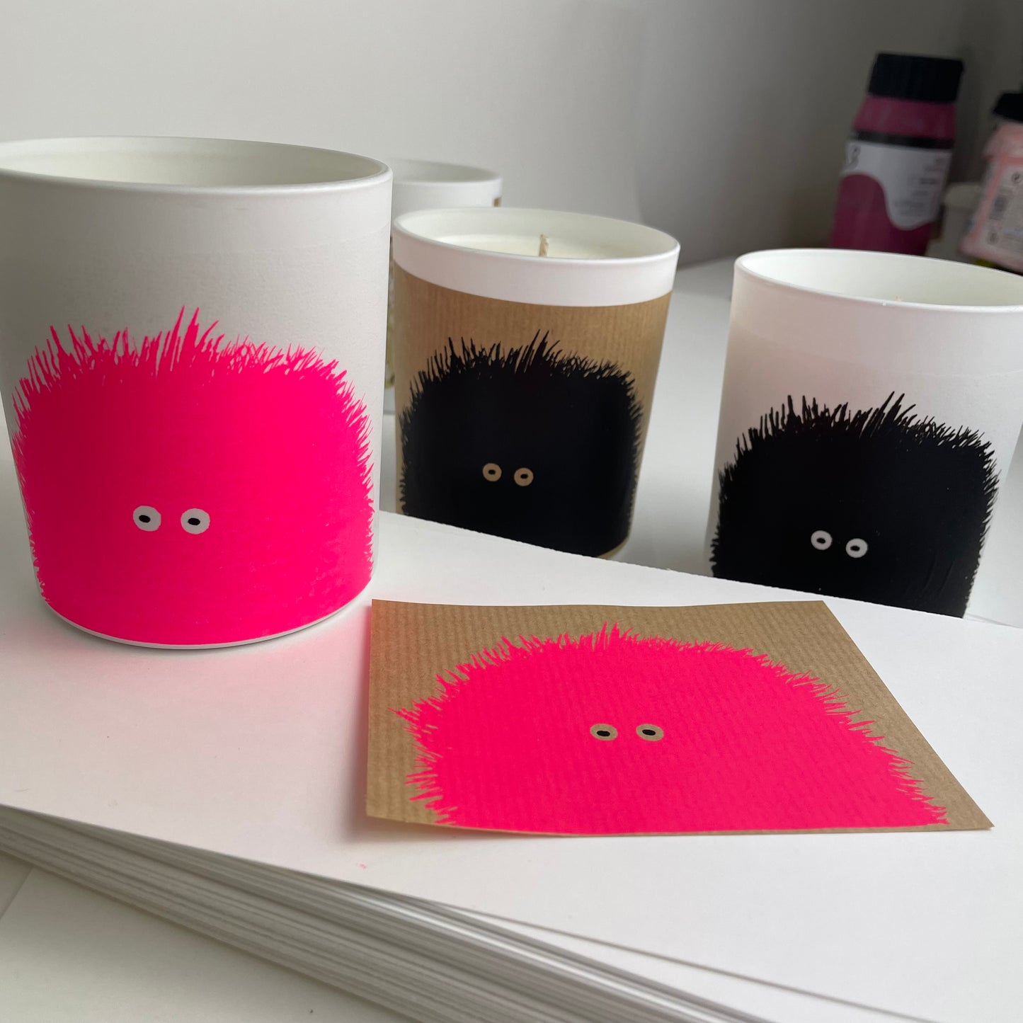 NEON PINK Fluff | CANDLE