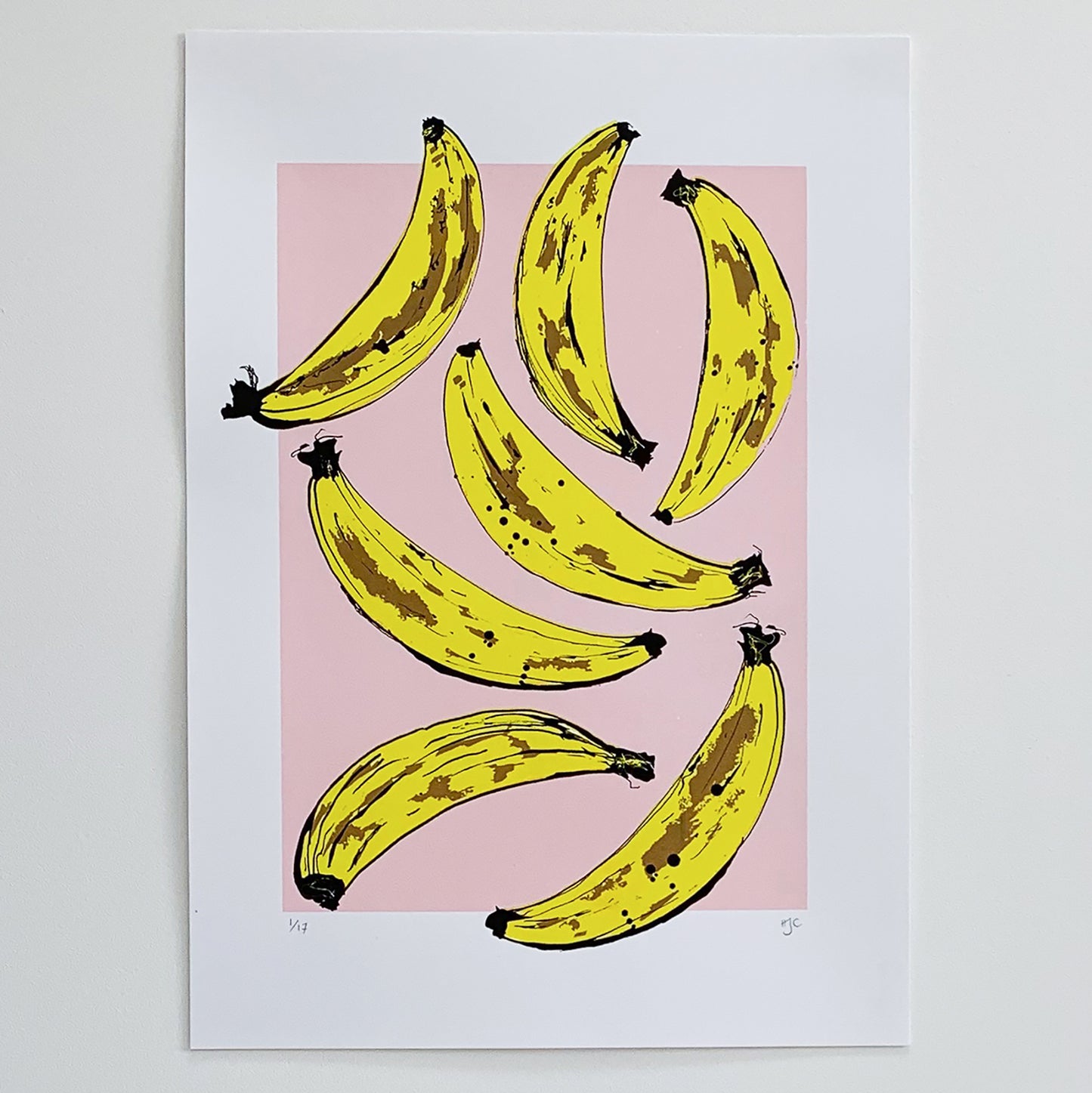 Banana Screen Print | Pink