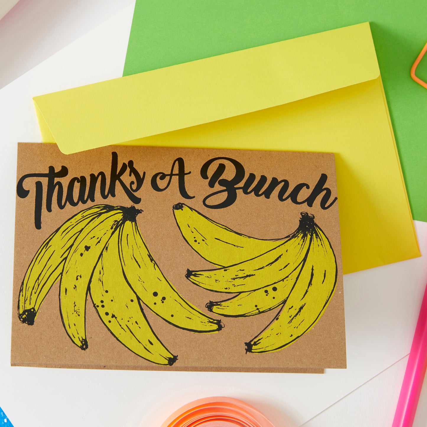 Thanks a Bunch | Banana Card | Naural
