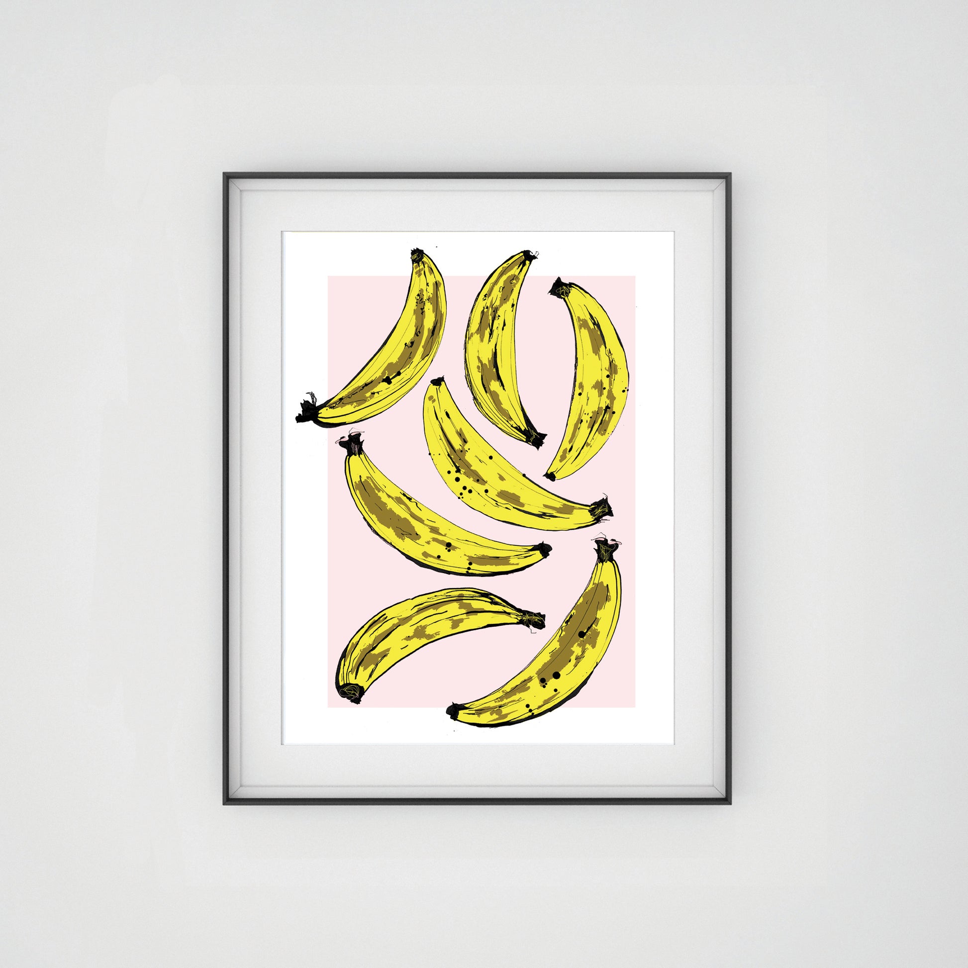 Banana Print, Hannah Carvell, nursery art