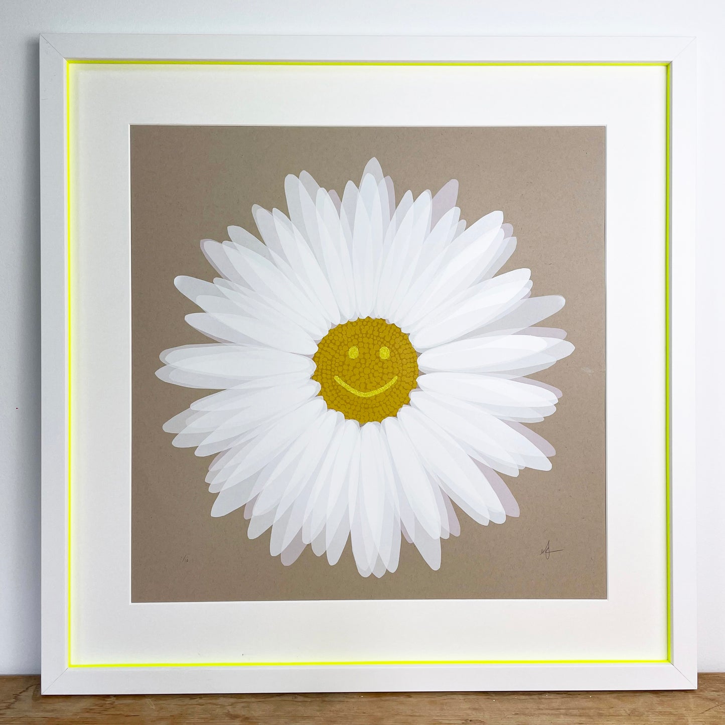 Oh Daisy | Limited Edition Screen Print | Glitter :)