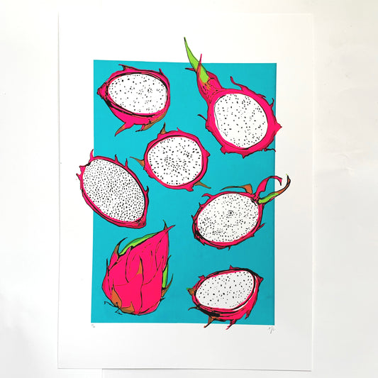 Dragon Fruit Screen print