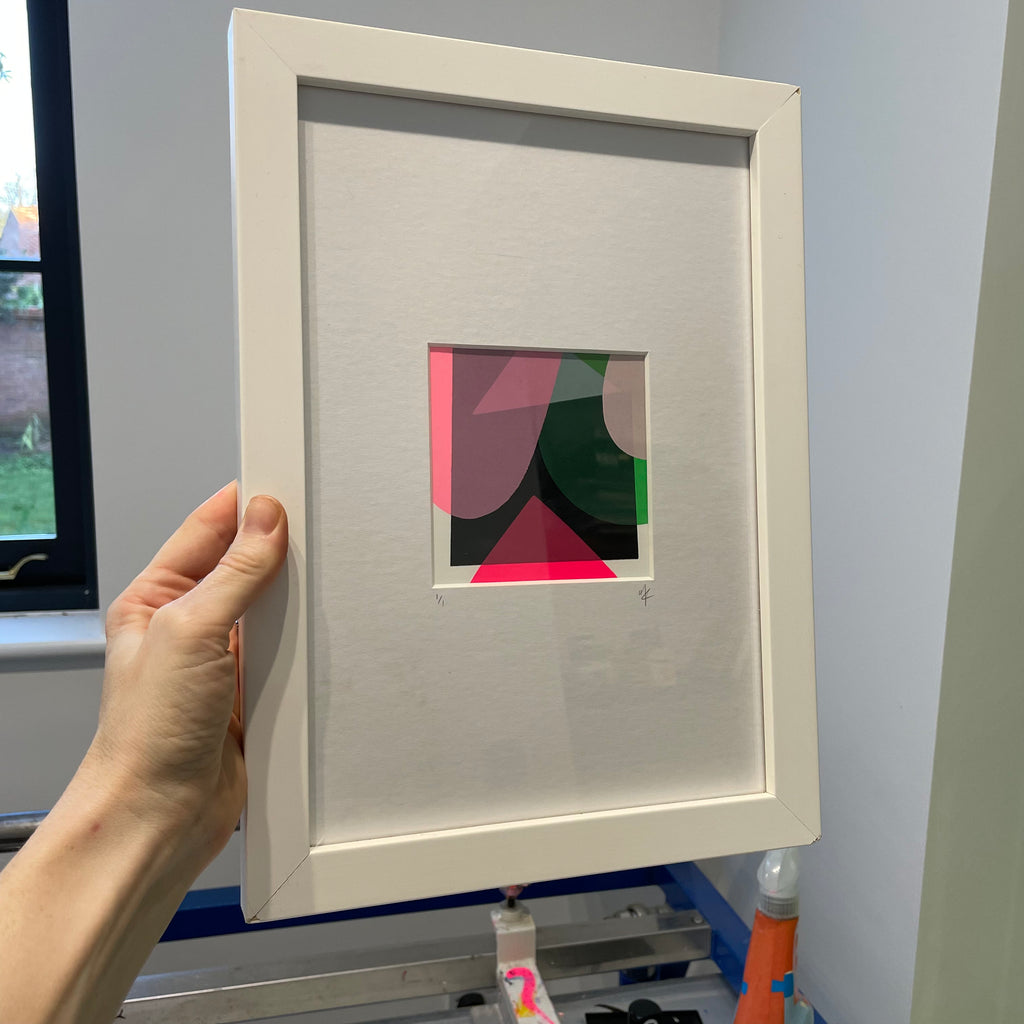 Framed a4 Abstract
