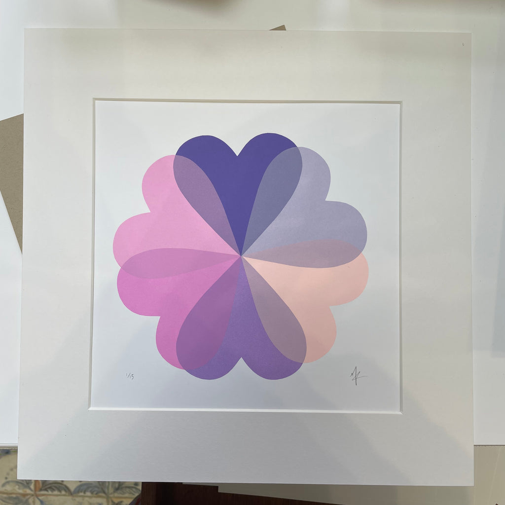 Small HEARTS & FLOWERS | Mini Lilac NEW