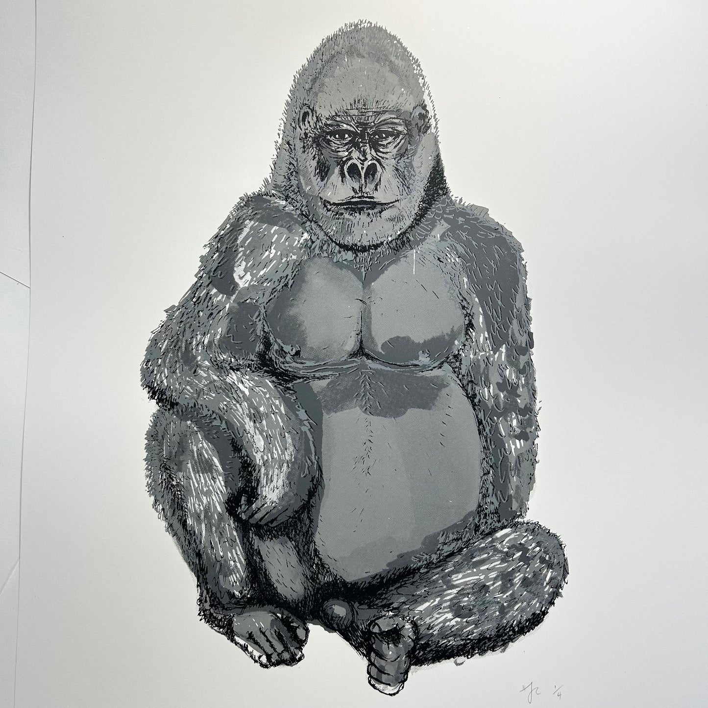 Black Gorilla | Screen Print