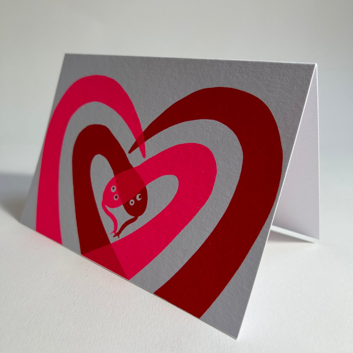 Worm Love | Hand Screen Printed Card