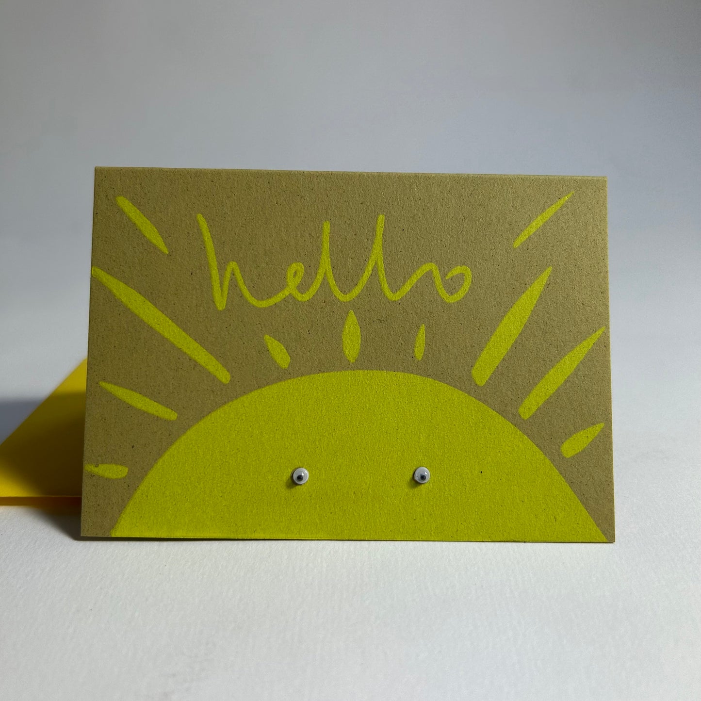 Hello Sunshine | Hand Screen Printed Card