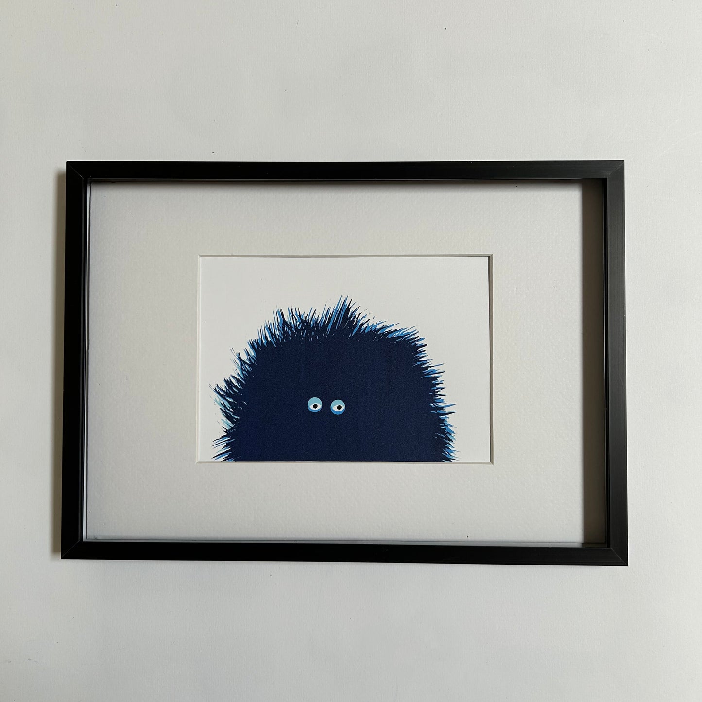 Blue Fluffy | Screen Print