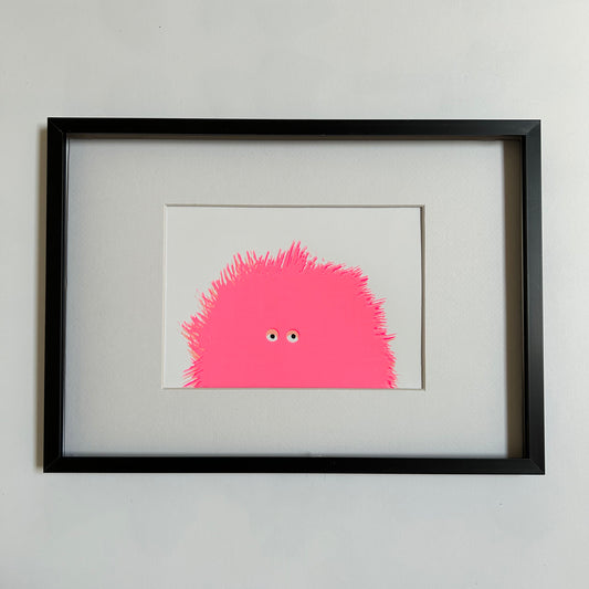 Pink Fluffy | Screen Print