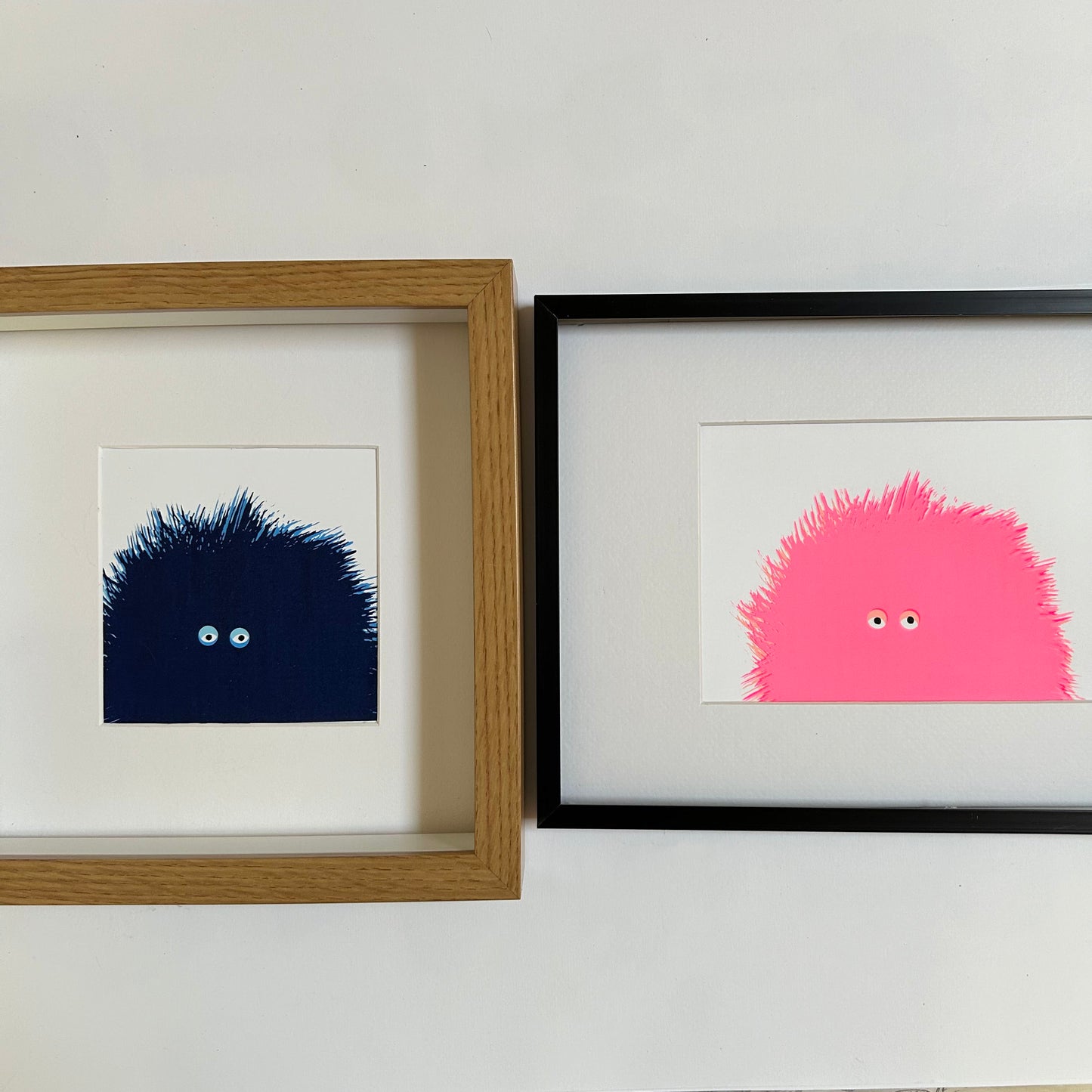 Blue Fluffy | Screen Print