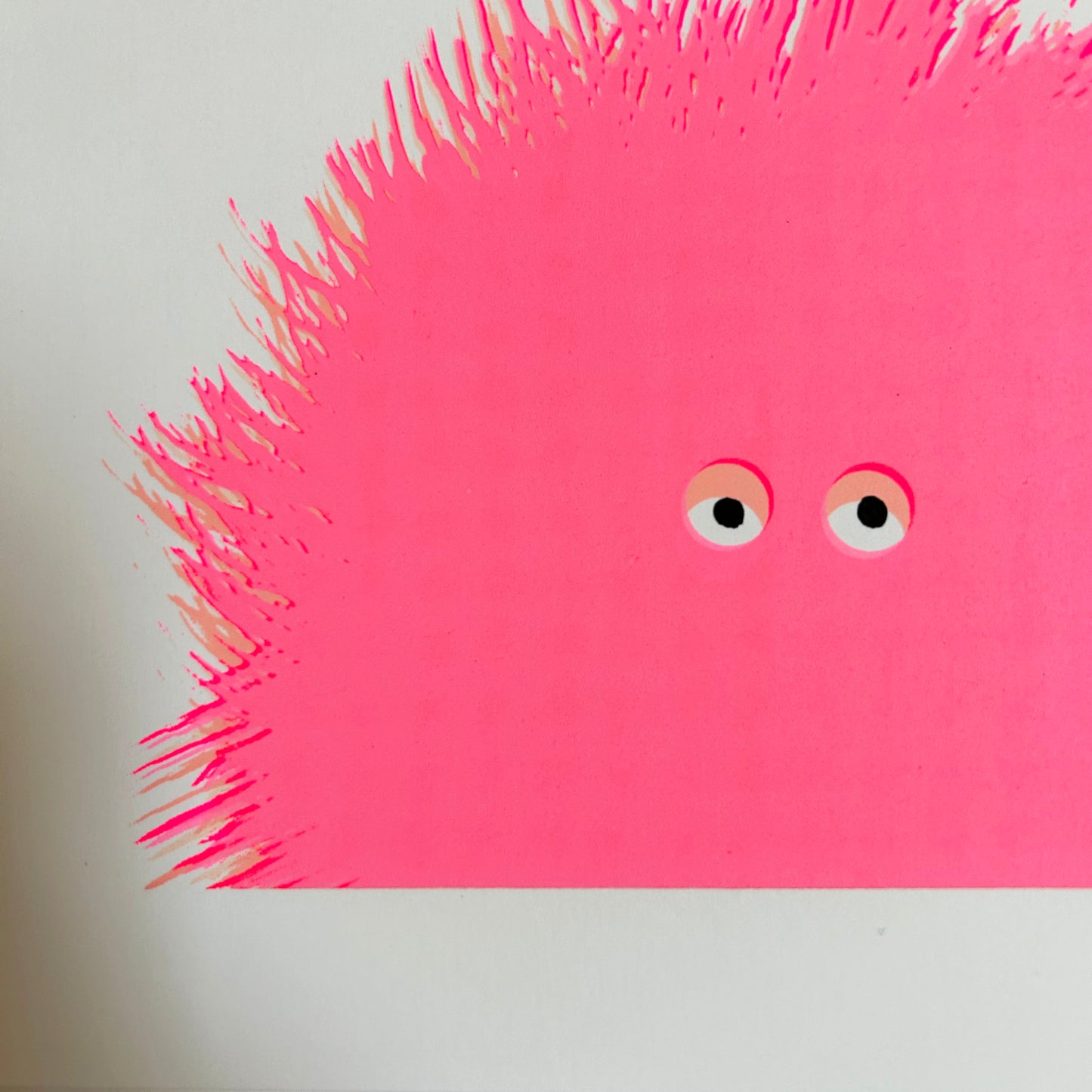 Pink Fluffy | Screen Print