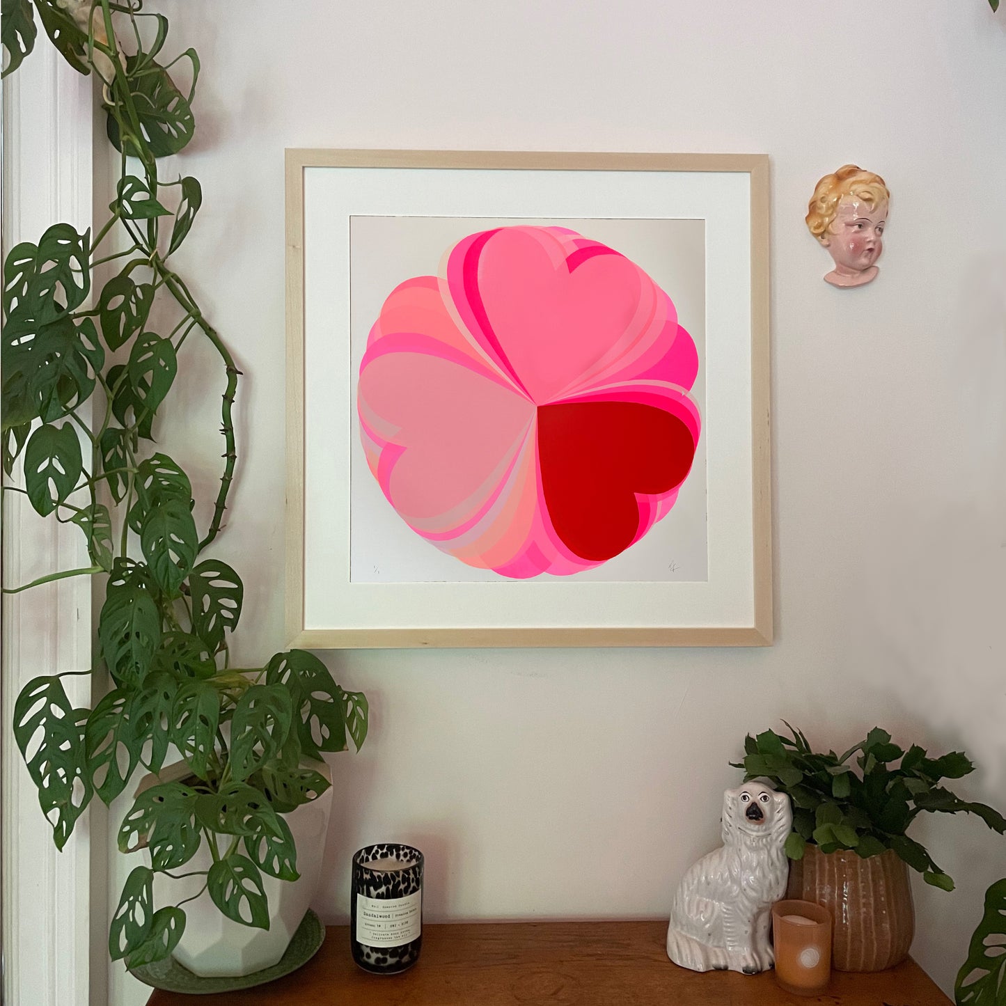 Abstract Hearts | Reds and Pinks