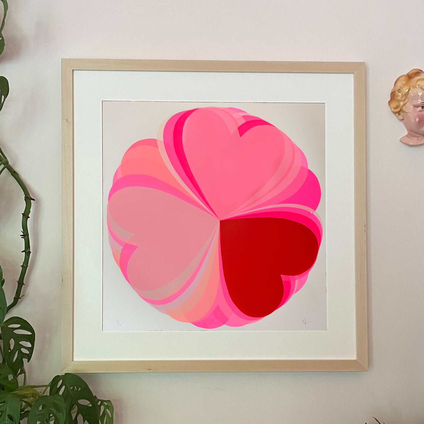 Abstract Hearts | Reds and Pinks