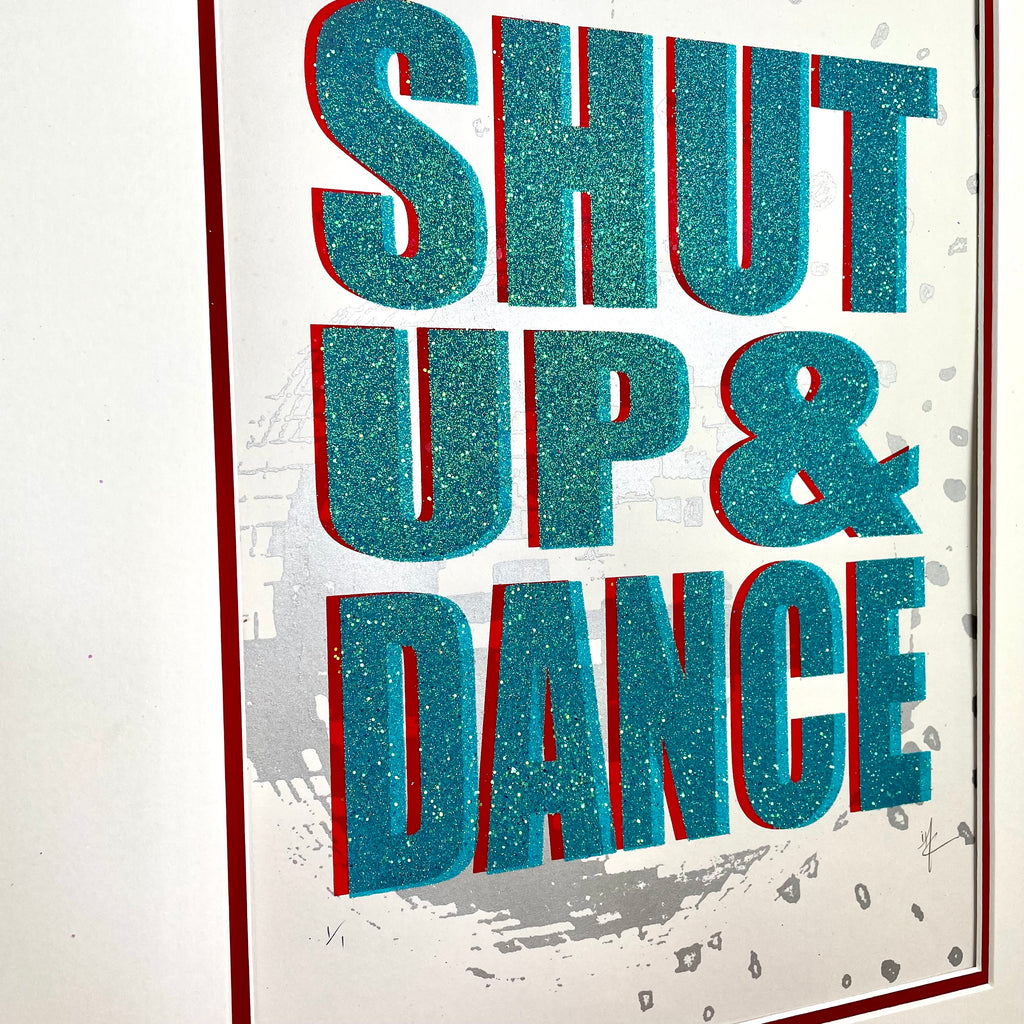 FRAMED | SHUT UP & DANCE | Glitter | Disco Ball