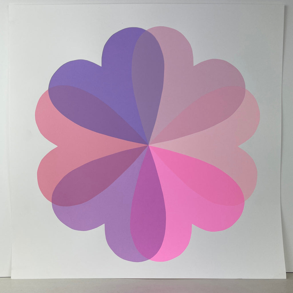 Large Hearts & Flowers | NEW Lilac + Pinks