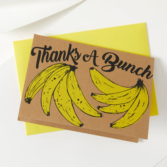 Thanks a Bunch | Banana Card | Naural