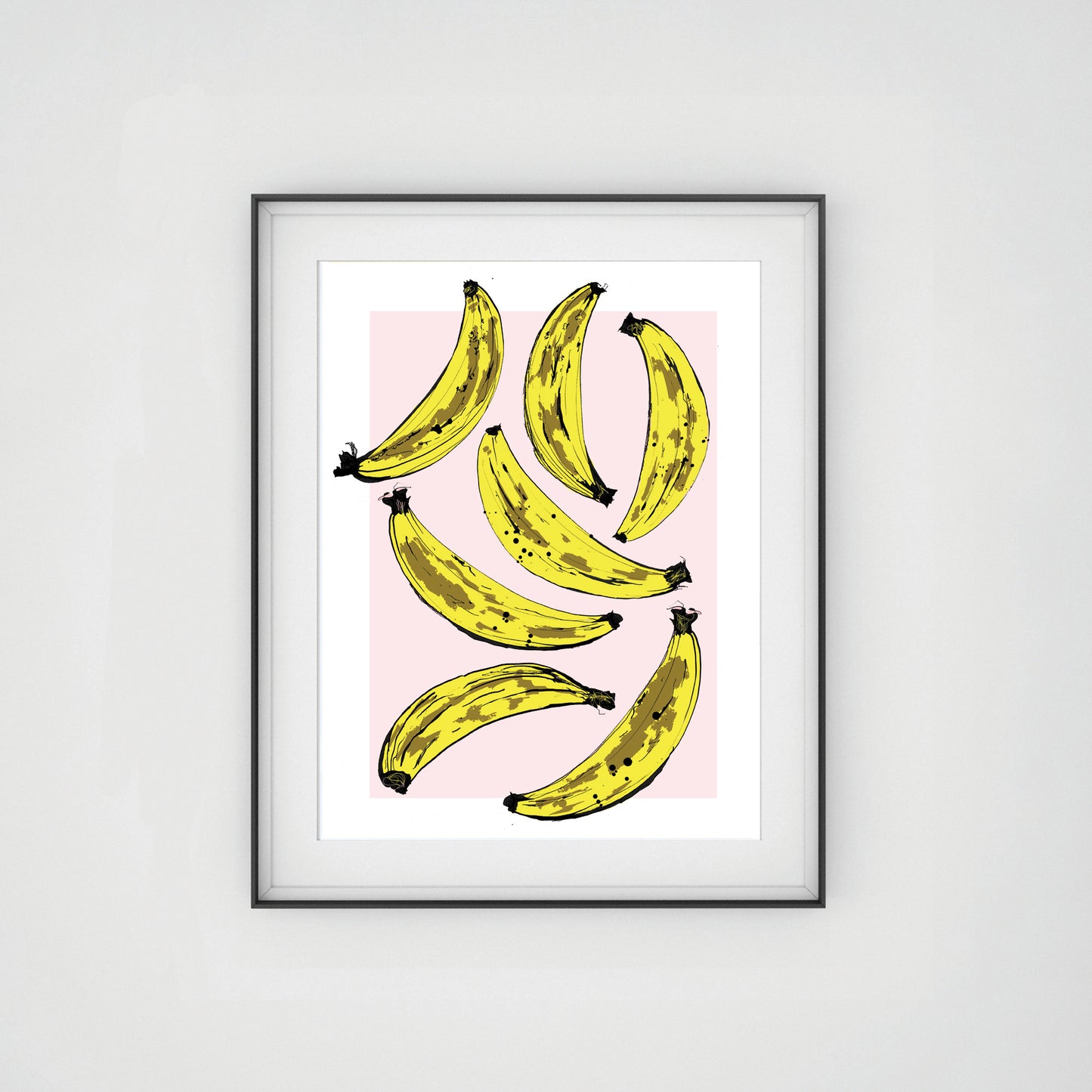 Banana Print, Hannah Carvell, nursery art