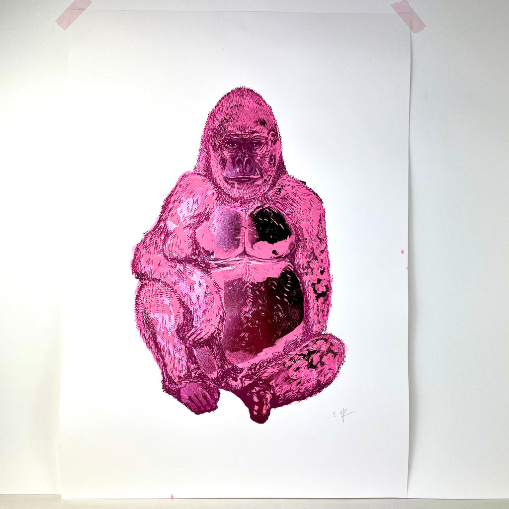 Gorilla | Pink, Camp and Shiny